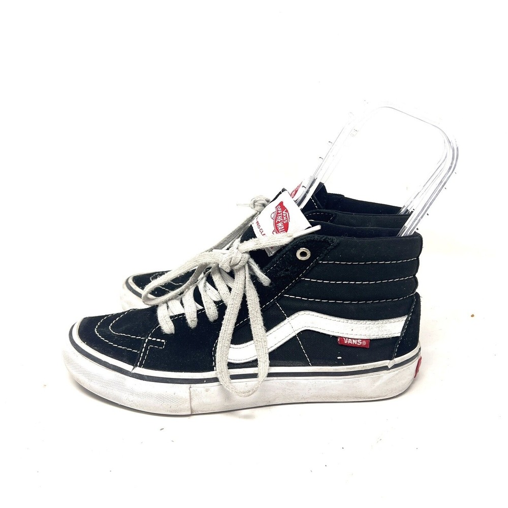Vans Sk8-Hi Men's Unisex Skate Shoes Size 6.5 Black And White